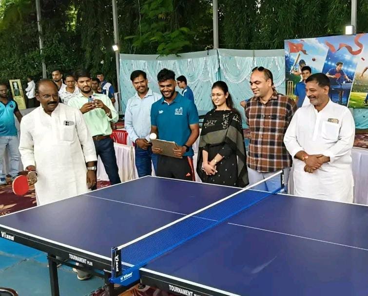70वीं संभाग स्तरीय शालेय टेबल टेनिस प्रतियोगिता का शुभारंभ