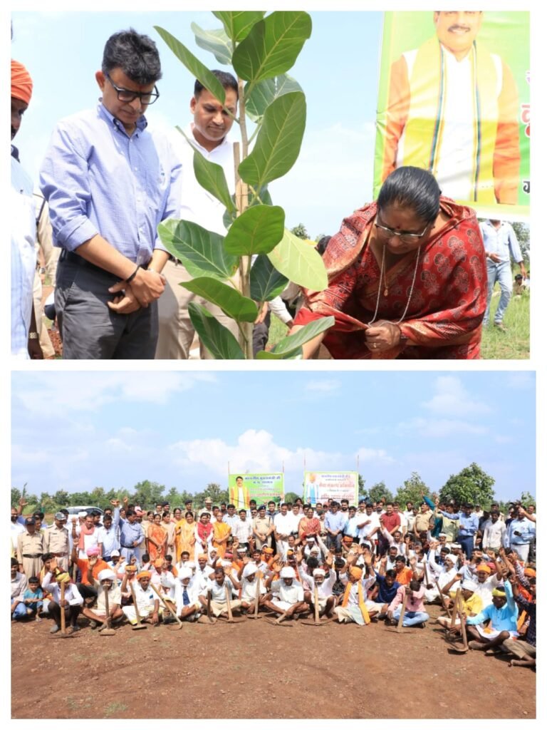 सेवा-संकल्प अभियान के तहत हाथीपावा पहाड़ी से पौधारोपण अभियान का शुभारंभ