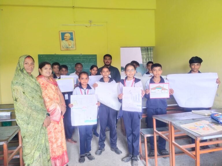 नॉलेज रेन हाई स्कूल में सेवा संकल्प अभियान के तहत कार्यक्रम आयोजित
