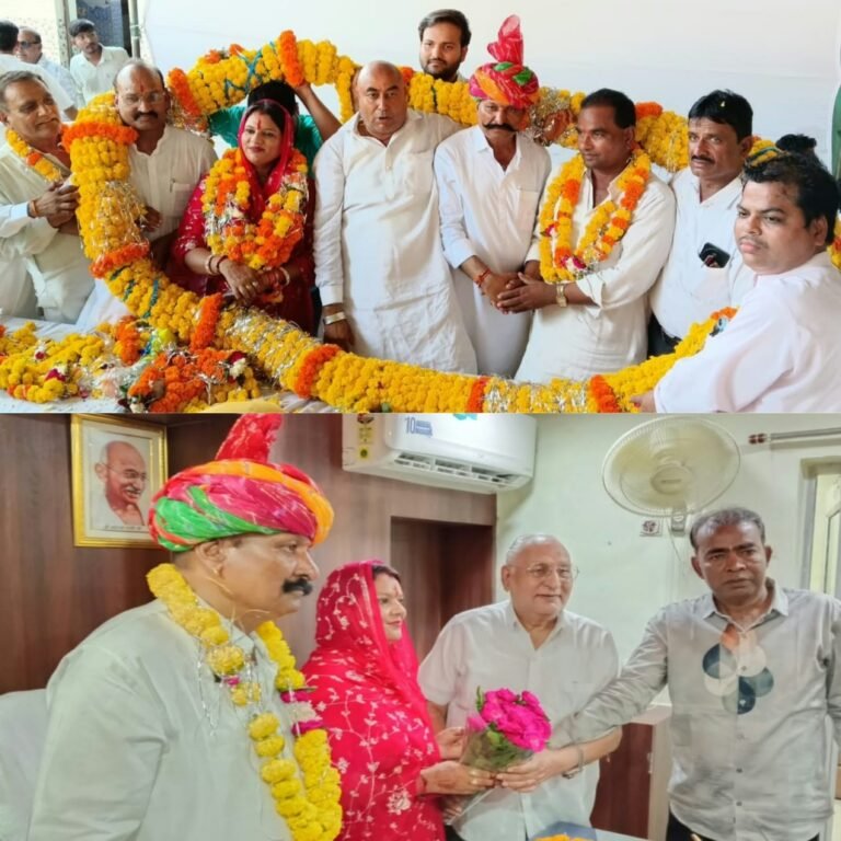 नवनिर्वाचित नगरपालिका अध्यक्ष पिंकी गुर्जर ने ग्रहण किया पदभार, शपथ ग्रहण समारोह में ली शपथ