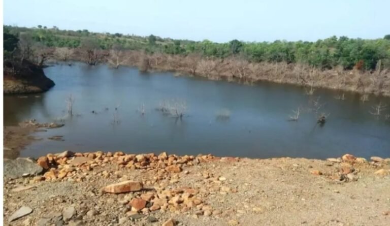 मुख्य तालाब से जल निकासी को लेकर ग्राम पंचायत ने जल संसाधन विभाग को सौंपा ज्ञापन