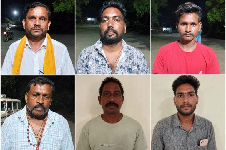 हसौद पुलिस की जुआ गतिविधियों के विरुद्ध कार्रवाई, दो प्रकरणों में 6 आरोपी गिरफ्तार
