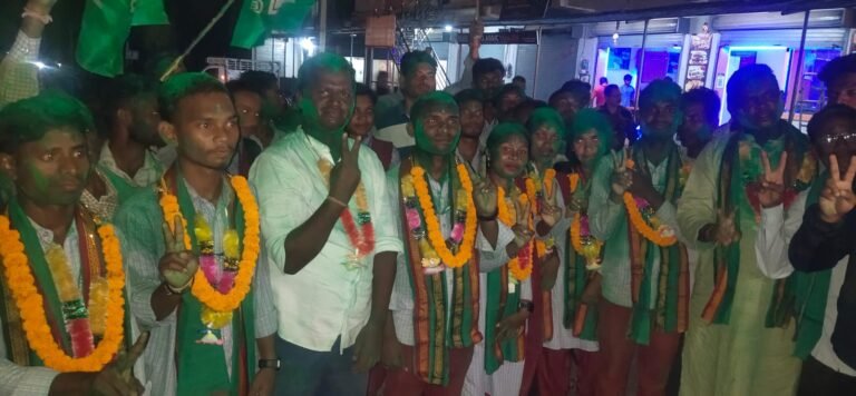 पानाबेड़ा डिग्री कॉलेज छात्र संसद चुनाव में बीजद का शानदार प्रदर्शन, अध्यक्ष सहित 8 पदों पर जीत
